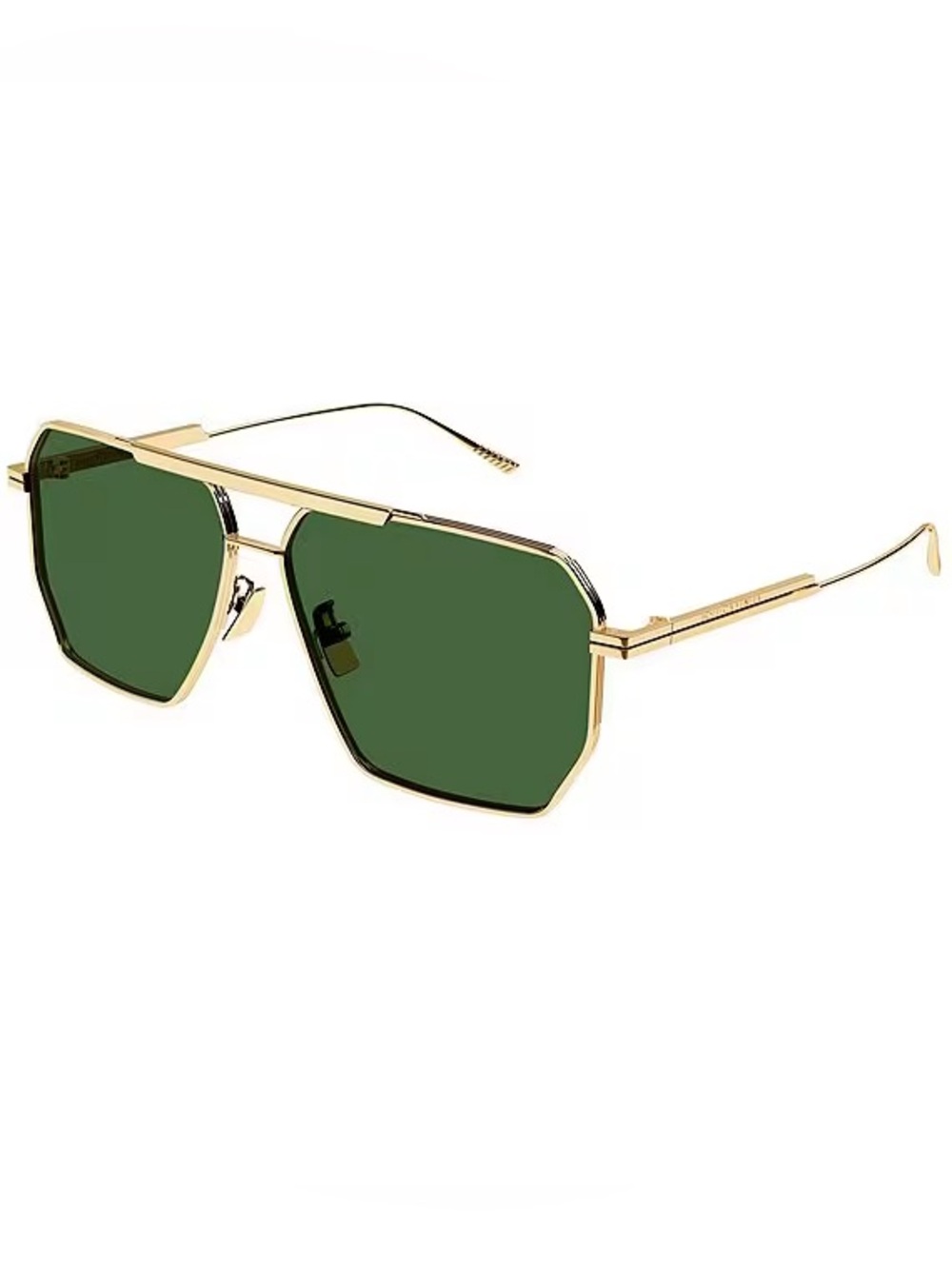 Bottega Veneta Geometric Navigator Sunglasses